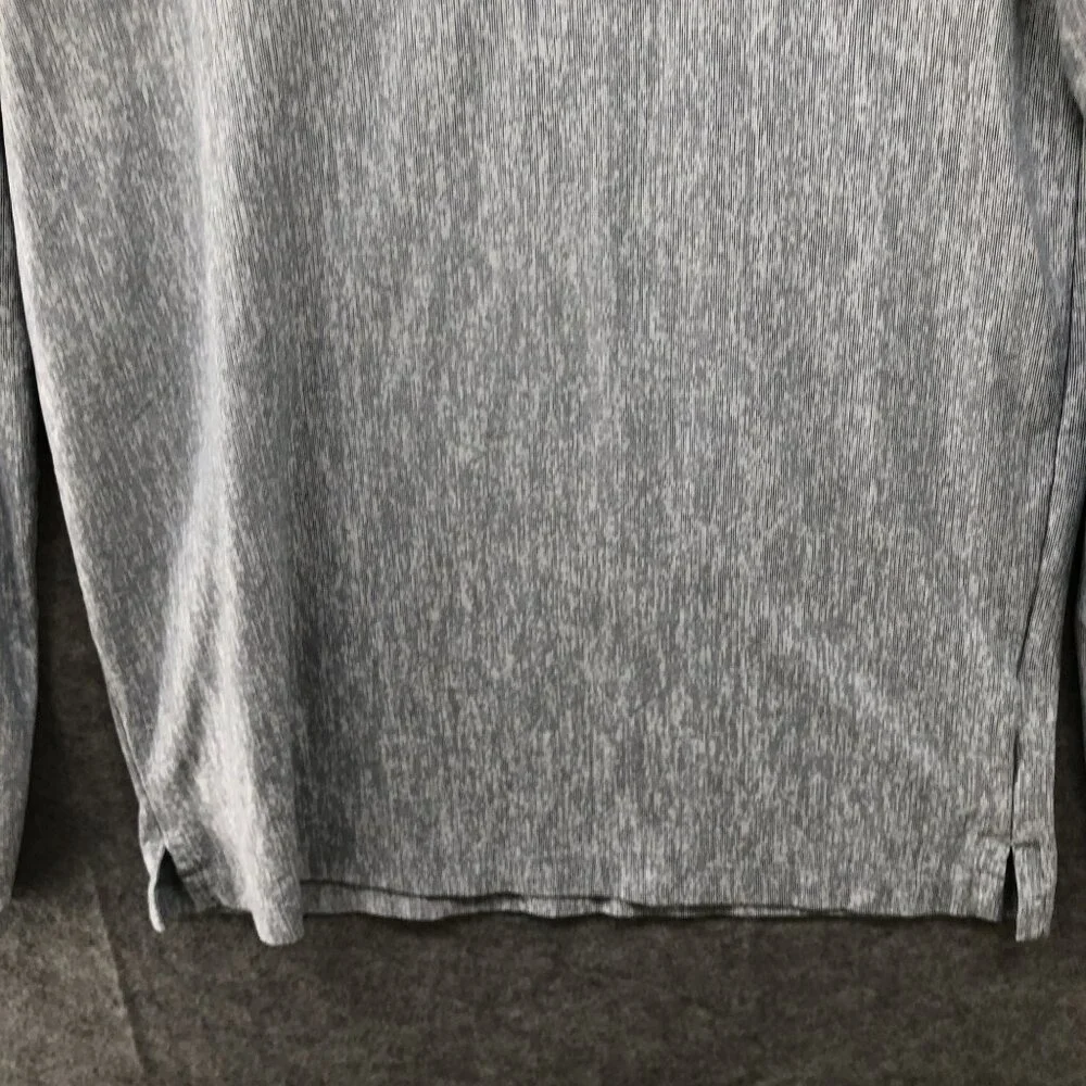 Nike Youth XL Long Sleeve Active T Shirt Gray Crewneck‎ Swoosh Logo Dri Fit